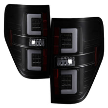 Load image into Gallery viewer, Spyder 09-14 Ford F150 V2 Light Bar LED Tail Lights - Blk Smoke (ALT-YD-FF15009V2-LBLED-BSM)