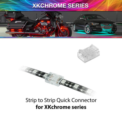 XK Glow 4 Pin Quick Connector- Strip to Strip XKchrome