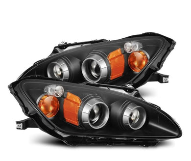 AlphaRex 99-09 Honda S2000 LUXX-Series Projector LED Headlights - Black