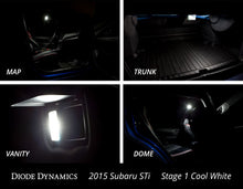 Load image into Gallery viewer, Diode Dynamics 15-19 Subaru WRX Interior Light Kit Stage 2 - Cool - White
