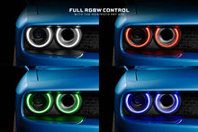Load image into Gallery viewer, Dodge Challenger (15-23 / RGB / Set): Morimoto XRGB LED Headlights