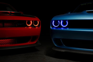 Dodge Challenger (15-23 / RGB / Set): Morimoto XRGB LED Headlights