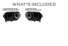 Load image into Gallery viewer, Dodge Challenger (15-23 / RGB / Set): Morimoto XRGB LED Headlights