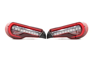 OLM OE Plus Linear Style Sequential Tail Lights (Clear) - 13-20 FR-S / BRZ / 86