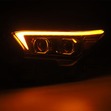 Load image into Gallery viewer, AlphaRex 23-24 Toyota Tacoma LUXX-Series LED Proj Headlights Blk w/Actv Light &amp; Seq. Sig + DRL