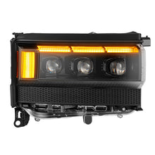 Load image into Gallery viewer, AlphaRex 24-26 Toyota LC250 NOVA LED Proj Headlight Alpha Blk  w/Activ Light/Seq Signal/Switchback