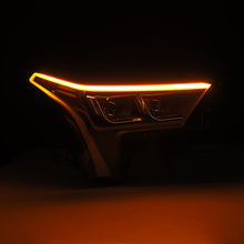 Load image into Gallery viewer, AlphaRex 22-23 Toyota Tundra LUXX-Series Headlights Black w/Amber DRL - Req 810029 OR 810030