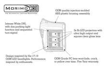 Load image into Gallery viewer, Ford Super Duty (11-16): Morimoto XB LED Headlights (White DRL)