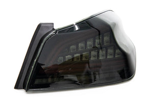 OLM Spec CR Tail Lights (Smoked Lens, Black Base) - 2015-2021 Subaru WRX & STI