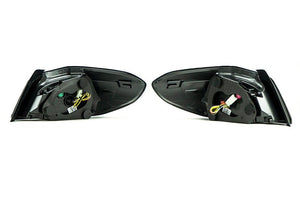 OLM Evolution Tail Lights (Clear Lens, Black Base, Red Bar) - 15+ WRX / STI