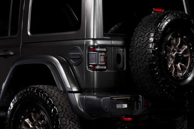 Jeep Wrangler JL (2018+): Morimoto XB Low Profile Tail Lights (Smoked)