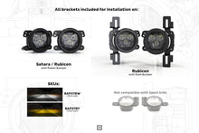 Load image into Gallery viewer, Morimoto 4Banger Fog Light Kit: Jeep JL/JT