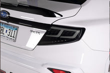 Load image into Gallery viewer, OLM Spec-AR LED Taillights (Smoke Lens/Black Base/White Bar) - 2022+ WRX