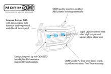 Load image into Gallery viewer, Toyota Tundra (14-21): Morimoto XB LED Headlights (Amber DRL /Gen 2)