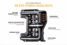 Load image into Gallery viewer, XB Evo Hybrid Headlights: 17-19 Ford Super Duty (Set)