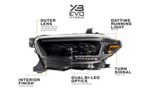 Load image into Gallery viewer, XB Evo Hybrid Headlights: Toyota Tacoma (16-23 / Set)