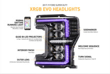 Load image into Gallery viewer, XRGB Evo Headlights: 17-19 Ford Super Duty (Set)