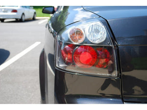 Spyder 02-05 Audi A4 (Excl Convertible/Wagon) Euro Style Tail Lights - Black (ALT-YD-AA402-BK)