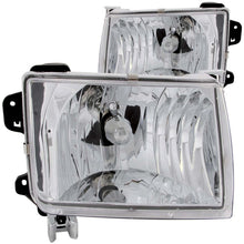 Load image into Gallery viewer, ANZO 1998-2000 Nissan Frontier Crystal Headlights Chrome
