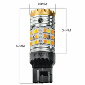Oracle 7443-CK LED Switchback High Output Can-Bus LED Bulbs - Amber/White Switchback