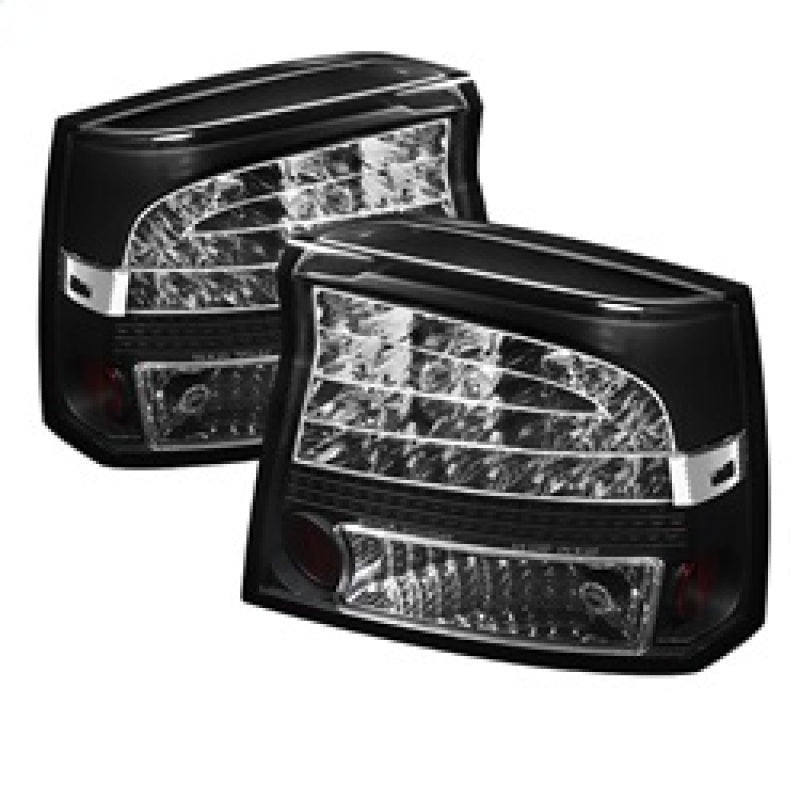 Spyder Dodge Charger 09-10 LED Tail Lights Black ALT-YD-DCH09-LED-BK