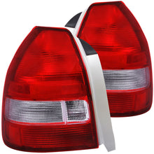 Load image into Gallery viewer, ANZO 1996-2000 Honda Civic Taillights Red/Clear