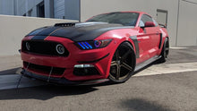 Load image into Gallery viewer, Oracle 15-17 Ford Mustang Dynamic RGB+A Pre-Assembled Headlights - Black Edition - ColorSHIFT