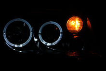 Load image into Gallery viewer, ANZO 1999-2005 Volkswagen Jetta Projector Headlights w/ Halo Black (CCFL)