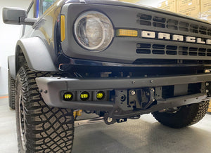 ORACLE Lighting 21-22 Ford Bronco Triple LED Fog Light Kit for Steel Bumper - Yellow NO RETURNS