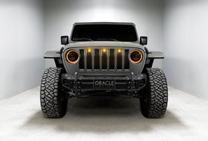 Oracle Jeep JL/Gladiator JT Oculus Switchback Bi-LED Projector Headlights - Amber/White Switchback