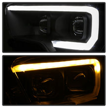 Load image into Gallery viewer, xTune Toyota Tacoma 16-18 DRL Light Bar Projector Headlights - Black PRO-JH-TTA16-LBDRL-BK
