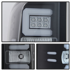 Spyder Chevy 1500 14-16 Light Bar LED Tail Lights Blk ALT-YD-CS14-LBLED-BK