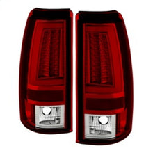 Load image into Gallery viewer, Spyder Chevy Silverado 1500/2500 99-02 Version 2 LED Tail Lights - Red Clear ALT-YD-CS99V2-LED-RC