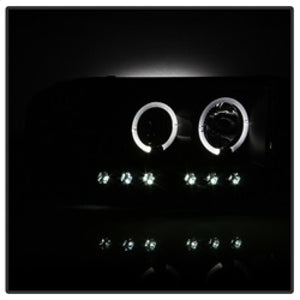 Spyder Dodge Ram 1500 02-05 03-05 Projector Headlights LED Halo LED Blk Smke PRO-YD-DR02-HL-BSM