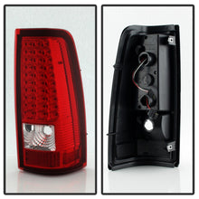 Load image into Gallery viewer, Xtune Chevy Silverado 1500/2500/3500 99-02 LED Tail Lights Red Clear ALT-ON-CS99-LED-RC