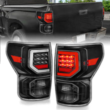 Load image into Gallery viewer, Anzo 07-11 Toyota Tundra Full LED Tailights Black Housing Clear Lens G2 (w/C Light Bars)