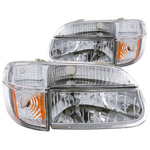 Load image into Gallery viewer, ANZO 1995-2001 Ford Explorer Crystal Headlights Chrome w/ Corner Lights 2pc