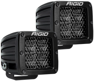 Rigid Industries D Series PRO Midnight Edition - Spot - Diffused - Pair