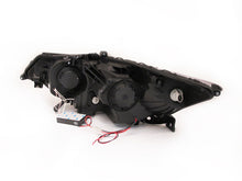 Load image into Gallery viewer, ANZO 2009-2012 Acura Tsx Projector Headlights w/ Halo Black (CCFL) (HID Compatible)