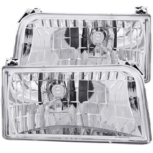 Load image into Gallery viewer, ANZO 1992-1996 Ford F-150 Crystal Headlights Chrome