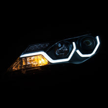 Load image into Gallery viewer, ANZO 2013-2015 Toyota Rav4 Projector Headlights w/ Plank Style Design Black