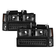 Load image into Gallery viewer, Xtune 92-94 Blazer Full Size Corner/LED Bumper Headlights Smoke HD-JH-CCK88-LED-AM-SM-SET