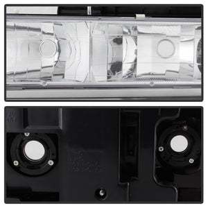 Xtune Chevy Suburban 94-98 Headlights w/ Corner & Parking Lights 8pcs Chrome HD-JH-CCK88-AM-C-SET