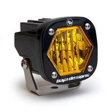 Load image into Gallery viewer, Baja Designs S1 Amber Wide Cornering LED Light w/ Mounting Bracket Single