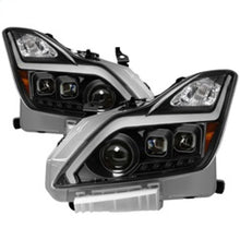 Load image into Gallery viewer, xTune Infiniti G37 Coupe (non-AFS) 08-15 Projector Headlights - Black PRO-JH-IG3708-2D-LB-BK