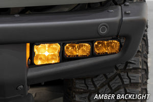 Diode Dynamics 2021 Ford Bronco Stage Series Fog Pocket Kit - Yellow Pro