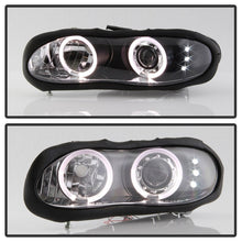 Load image into Gallery viewer, Spyder Chevy Camaro 98-02 Projector Headlights LED Halo LED Blk - Low H1 PRO-YD-CCAM98-HL-BK