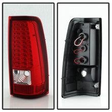 Load image into Gallery viewer, Xtune Chevy Silverado 1500/2500/3500 03-06 LED Tail Lights Red Clear ALT-ON-CS03-LED-RC