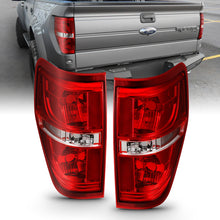 Load image into Gallery viewer, ANZO 2009-2014 Ford F-150 Euro Taillight Red/Clear (W/O Bulb)