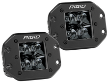 Load image into Gallery viewer, Rigid Industries D2 - Midnight Edition Flush Mount Spot Lights